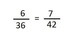 Запишите пропорцию: 1) 6 относится к 36,как 7 относится к 42; 2) число 9 относится к числу 4,5,как ч