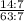 \frac{14 : 7}{63 : 7}