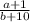 \frac{a+1}{b+10}