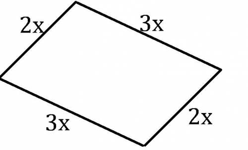 Периметр параллелограмма равен 40 дм, а две из его сторон относятся как 3: 2. найдите стороны паралл