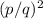 (p/q)^{2}