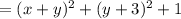 =(x+y)^{2}+(y+3) ^{2} +1