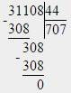 Найти частное пример: 22220: 55=столбиком решить 31108: 44=столбиком решить 20720: 40=столбиком реши