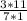 \frac{3*11}{7*1}