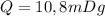 Q=10,8mDg