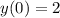 y(0)=2