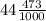 44\frac{473}{1000}