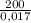 \frac{200}{0,017}