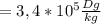 =3,4*10^5 \frac{Dg}{kg}