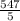 \frac{547}{5}