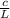 \frac{c}{L}