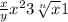 \frac{x}{y} x^{2} 3 \sqrt[n]{x} 1