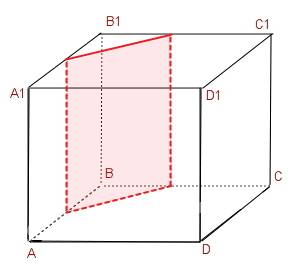 Зобразіть переріз куба abca1b1c1d1 площиною,яка проходить через середини ребер ab і bc паралельно ре