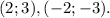 (2;3),(-2;-3).