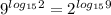 9^{log_{15}2}=2^{log_{15}9}