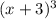 (x+3)^{3}