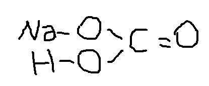 Структурная формула карбоната натрия