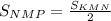 S_{NMP}= \frac{S_{KMN}}{2}