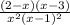 \frac{(2-x)(x-3)}{x^2(x-1)^2}