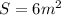 S = 6m^{2}