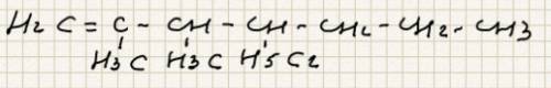 3метил 4 этилгептен 1 составиить структурную формулу