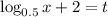 \log_{0.5}x+2=t