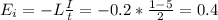 E_i=-L \frac{I}{t}=-0.2* \frac{1-5}{2}=0.4