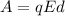 A=qEd