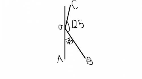 Лучи oa, ob, oc таковы, что угол aob =49, а угол boc =125. чему может быть равна градусная мера угла