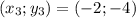 ( x_3 ; y_3 ) = ( -2 ; -4 )