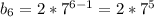 \dispaystyle b_6=2*7^{6-1}=2*7^5