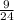 \frac{9}{24}