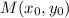 M( x_{0}, y_{0} )