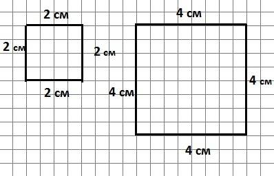 Периметр квадрата равен 8см .найди его площадь. плюс как изменится площадь квадрата ,если его сторон