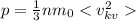 p = \frac{1}{3}nm_{0}