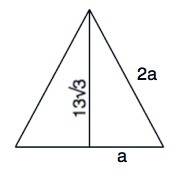 Высота равностороннего треугольника равна 13√3 ,найти его сторону ,срасибо