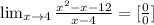 \lim_{x \to 4} \frac{x^2-x-12}{x-4}= [ \frac{0}{0}]