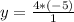 y= \frac{4*(-5)}{1}