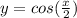 y=cos(\frac{x}{2})