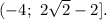 (-4;\ 2\sqrt{2}-2].