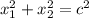 x_1^2 + x_2^2 = c^2