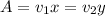 A=v_{1}x=v_{2}y