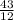 \frac{43}{12}