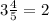 3 \frac{4}{5} =2