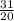 \frac{31}{20}