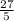 \frac{27}{5}