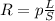 R = p \frac{L}{S}