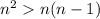 n^2n(n-1)