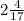 2 \frac{4}{17}