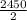 \frac{2450 }{2}